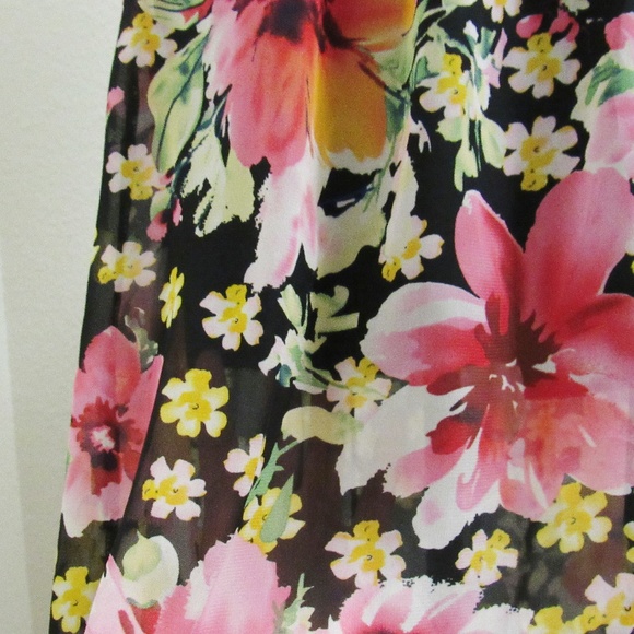 H&M STRAPLESS FLORAL MAXI DRESS - Picture 8 of 8
